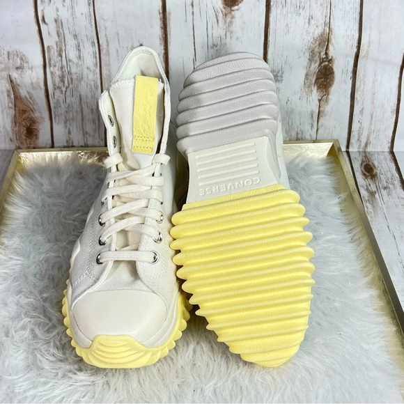 New Converse Run Star Motion Trance Form High Top Egret Platform Sneakers - Picture 9 of 11